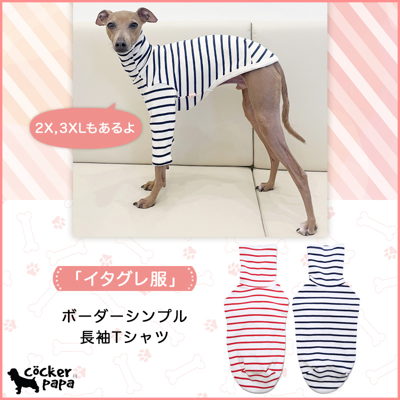 cocker papa(コカパパ)doggy star(ドッギースター)イタグレ服を中心と